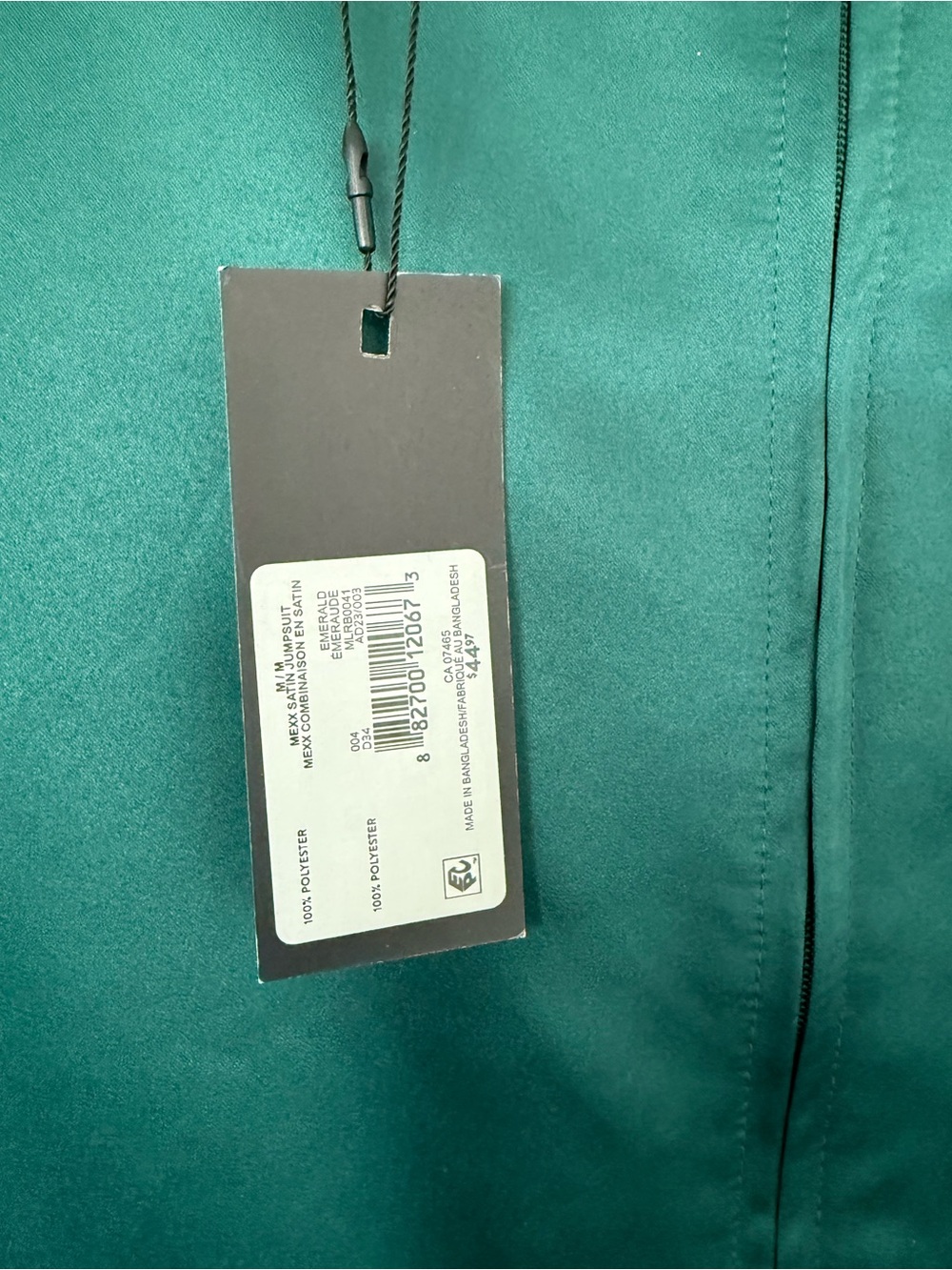๐นWomenโs Gorgeous Emerald Green Jumpsuit by MEXX - Size Med - NWT - Reg $109! - Picture 6 of 15